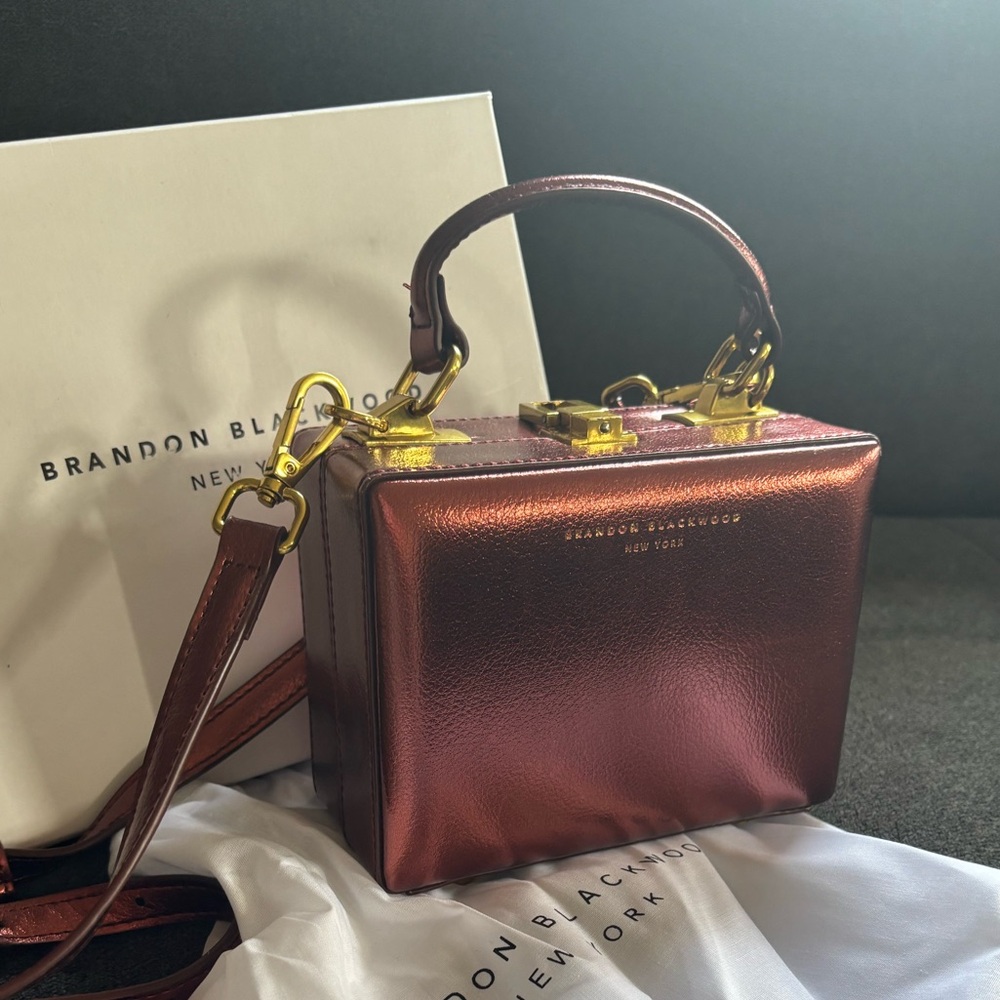 Brandon Blackwood Mini Kendrick Trunk Rose Gold